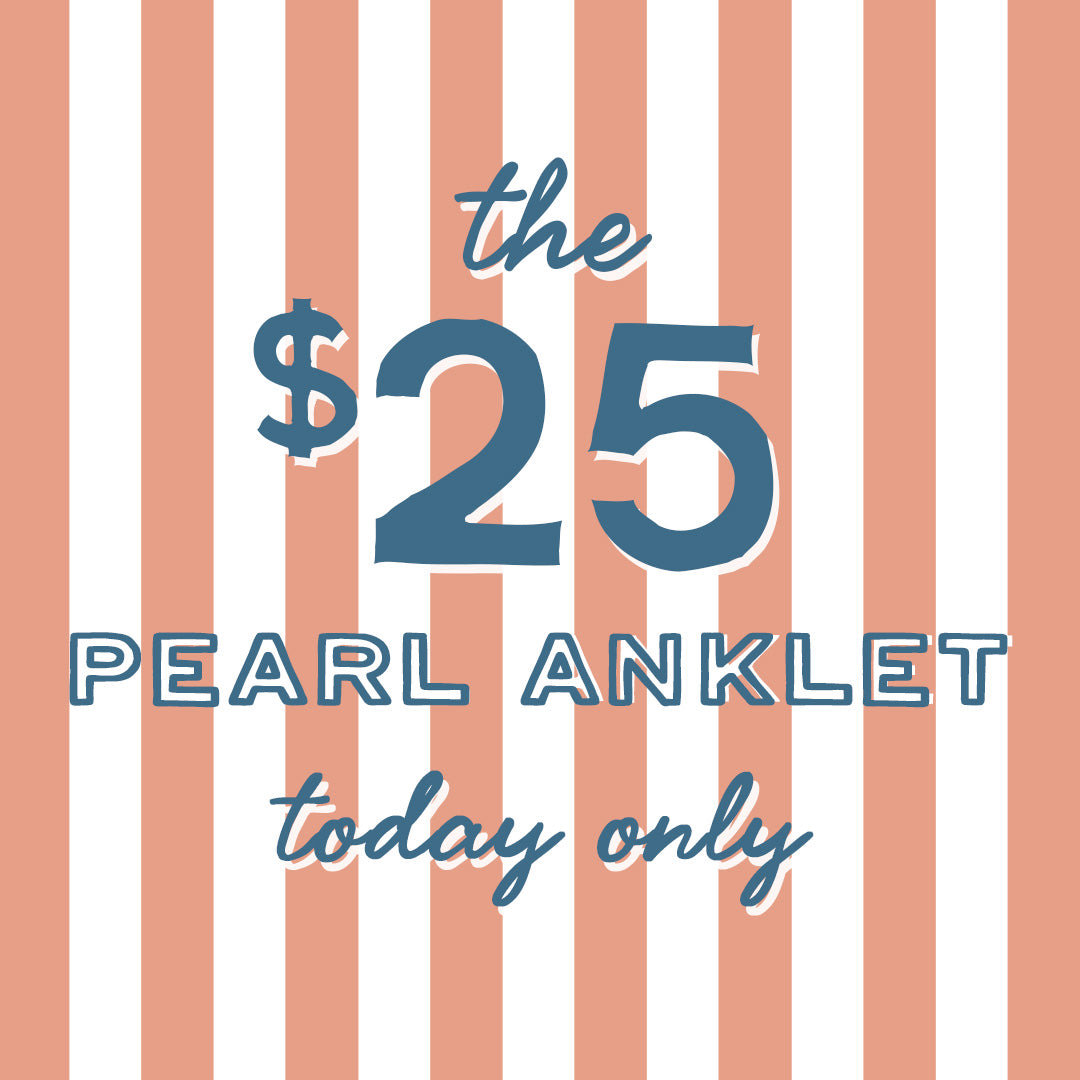 $25 Pearl Anklet