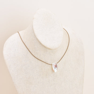 Aurora Quartz Pyramid Necklace