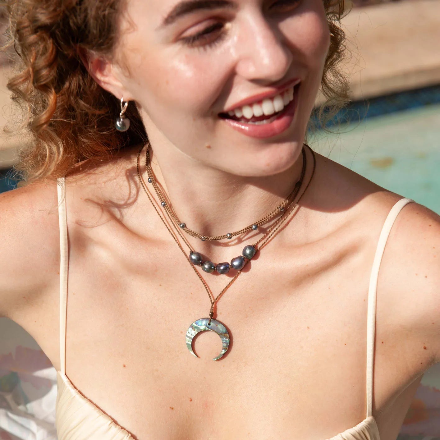 Blue Moon - Necklace Stack