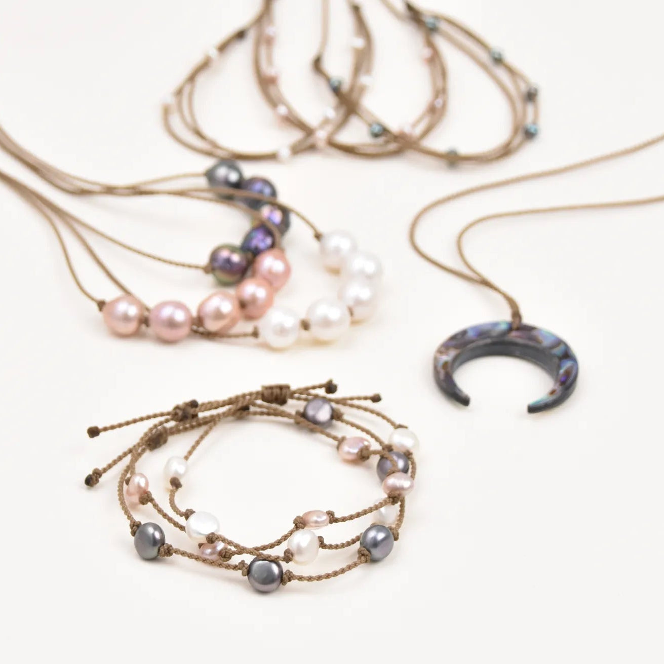 Blue Moon - Necklace Stack
