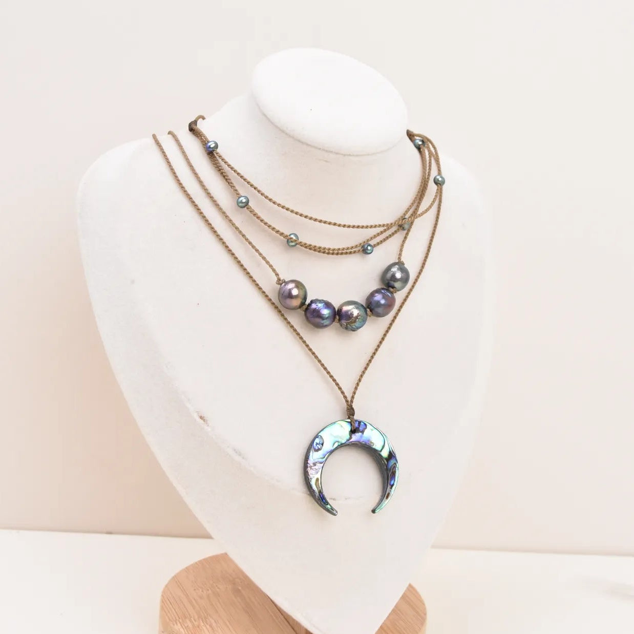 Blue Moon - Necklace Stack