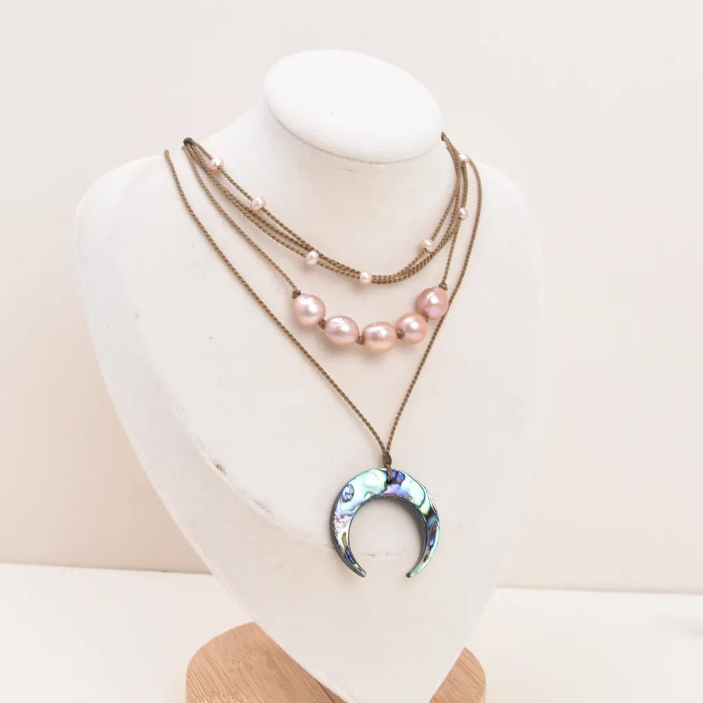 Blue Moon - Necklace Stack