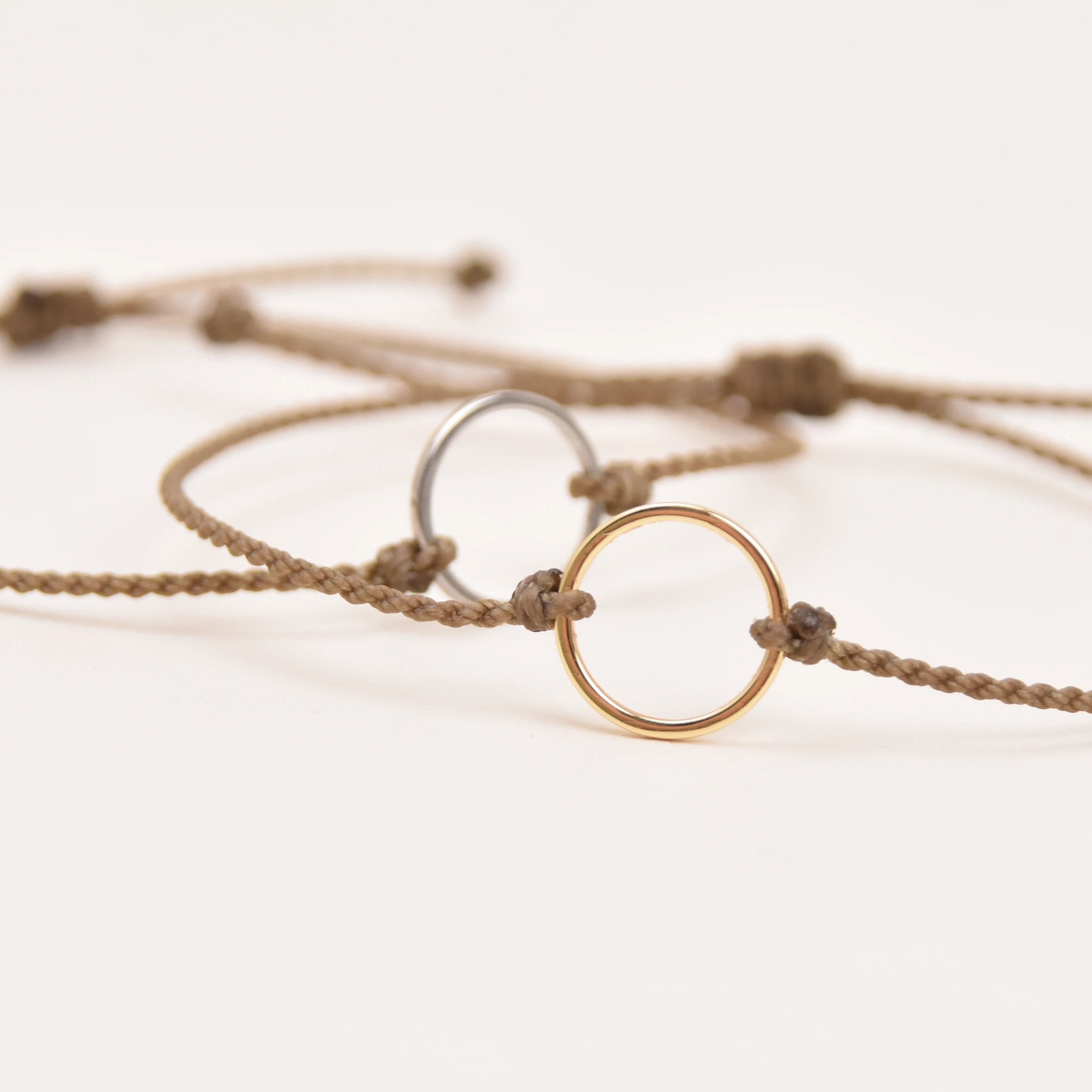 Community Circle |  Gold + Silver Bracelet