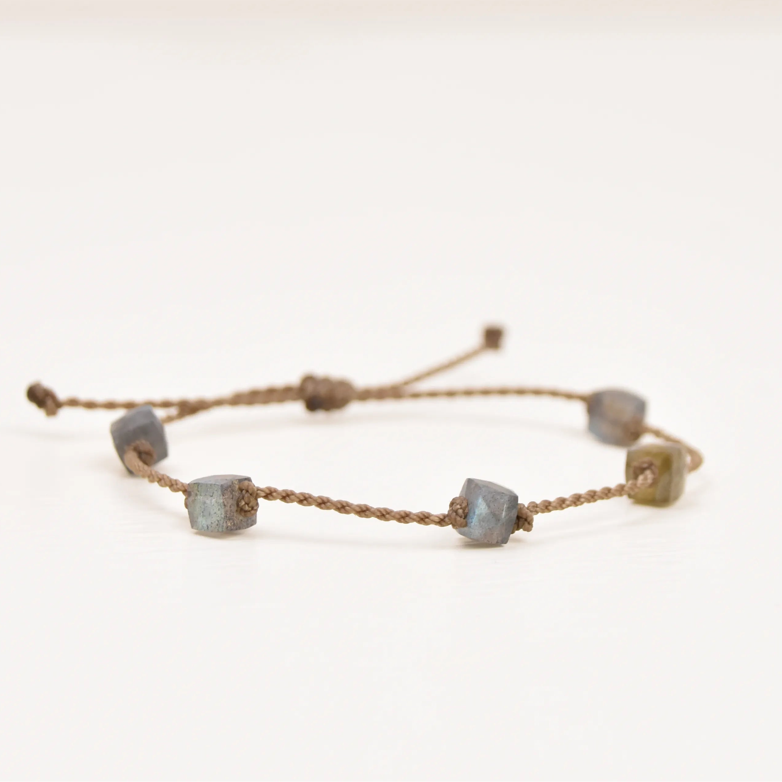 Cube Gemstone Bracelets