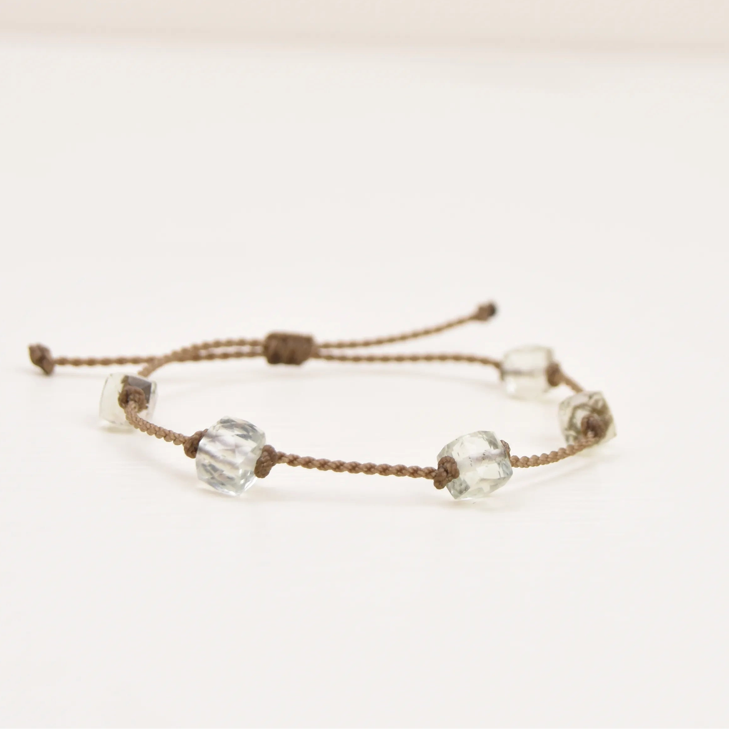 Cube Gemstone Bracelets
