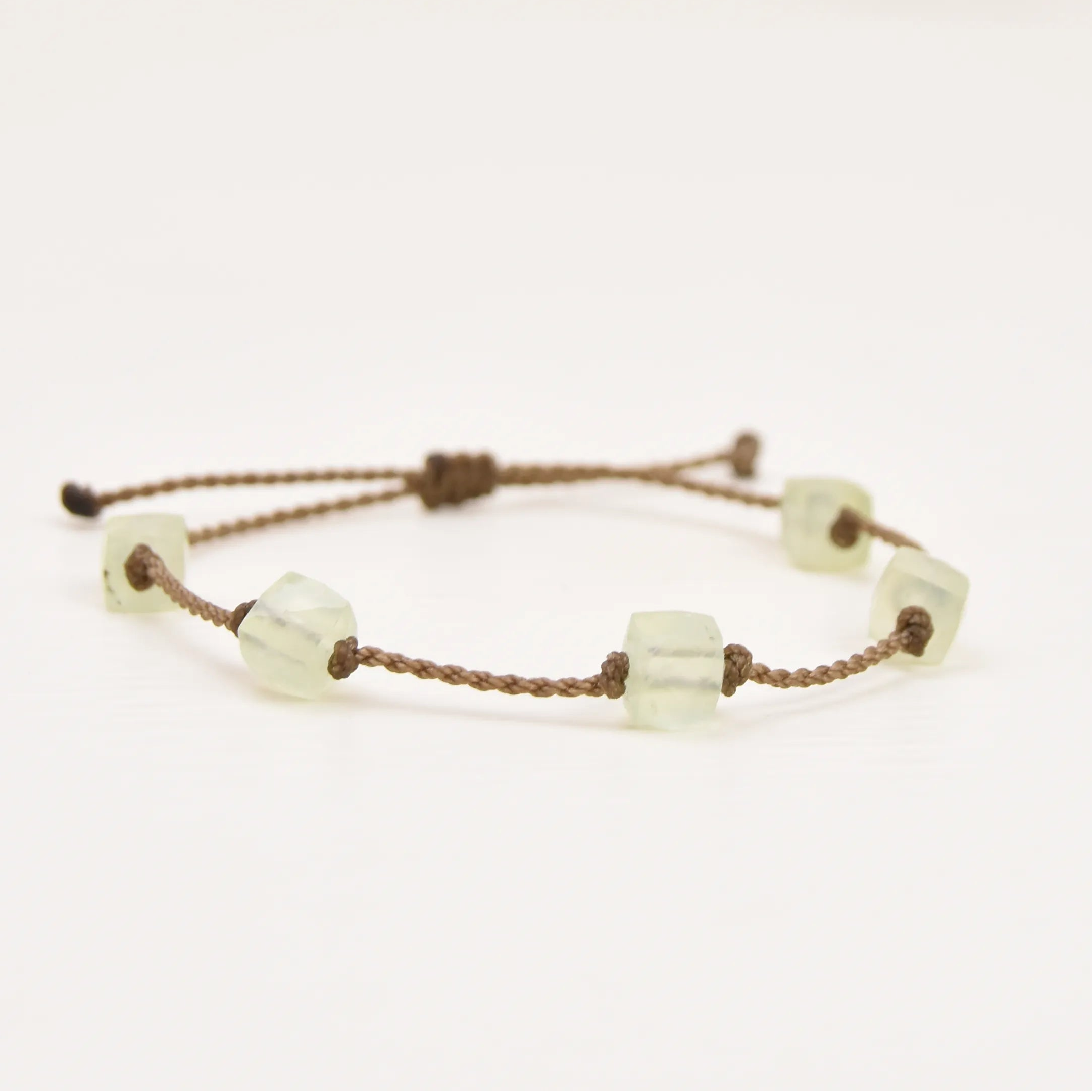 Cube Gemstone Bracelets