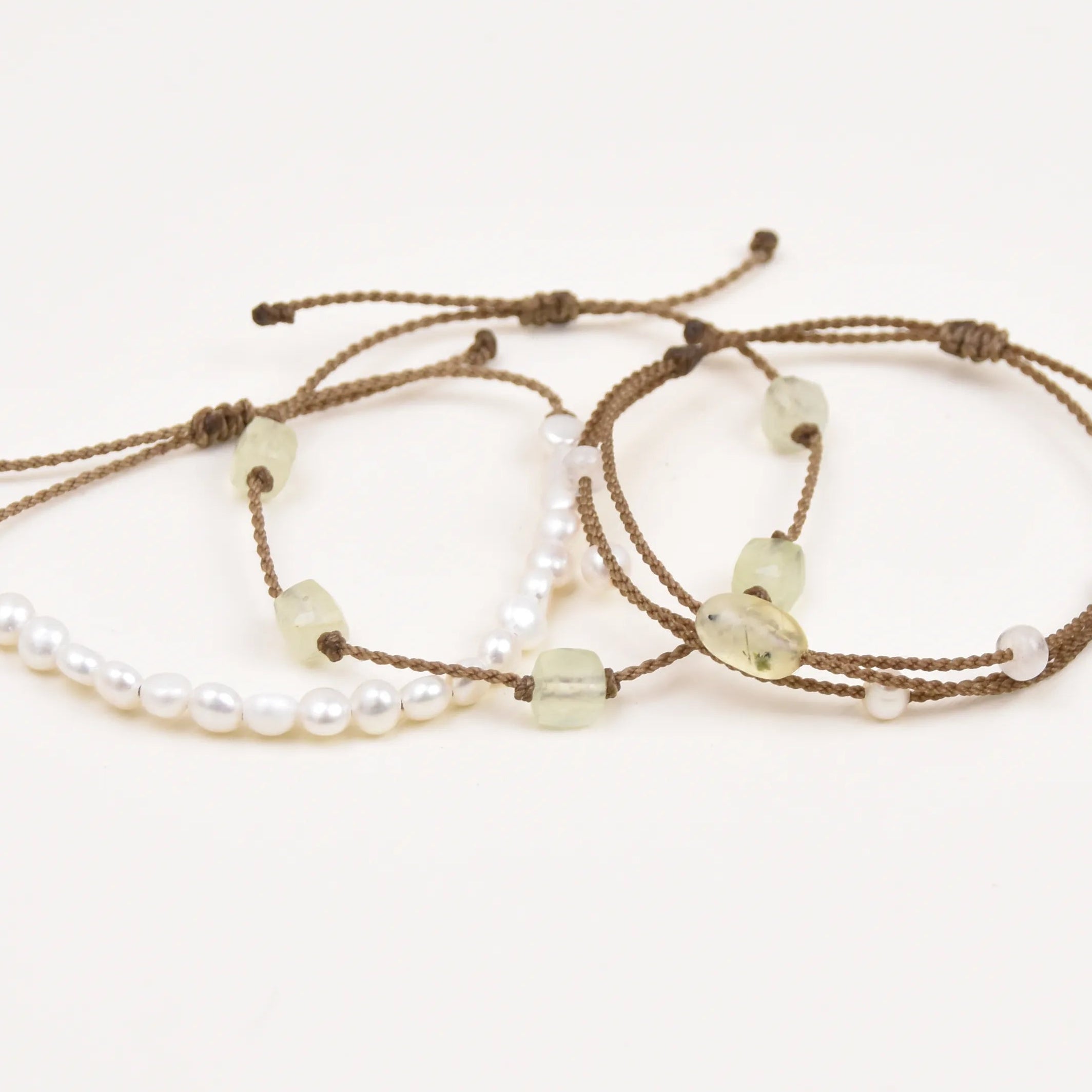 Cube Gemstone Bracelets