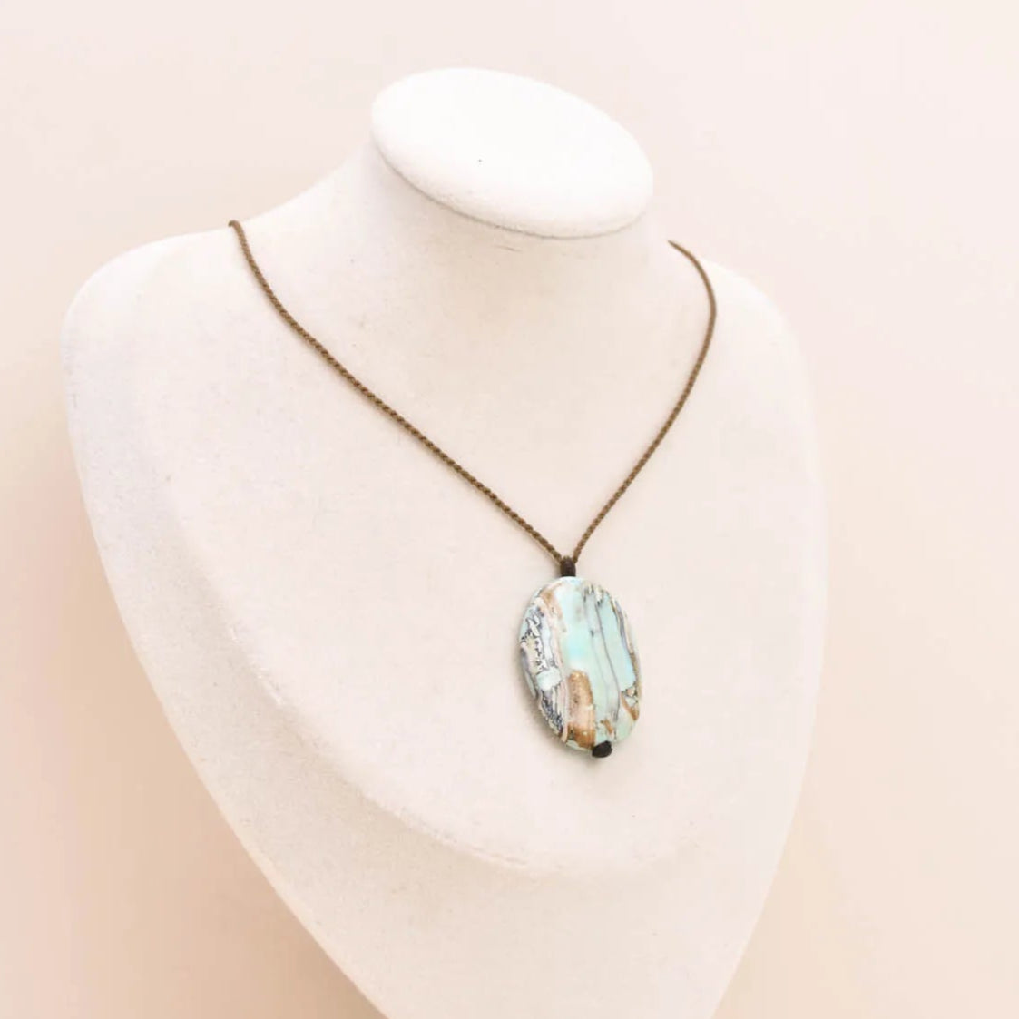 Dragon Skin Agate Stone Pendant | LIMITED DROP