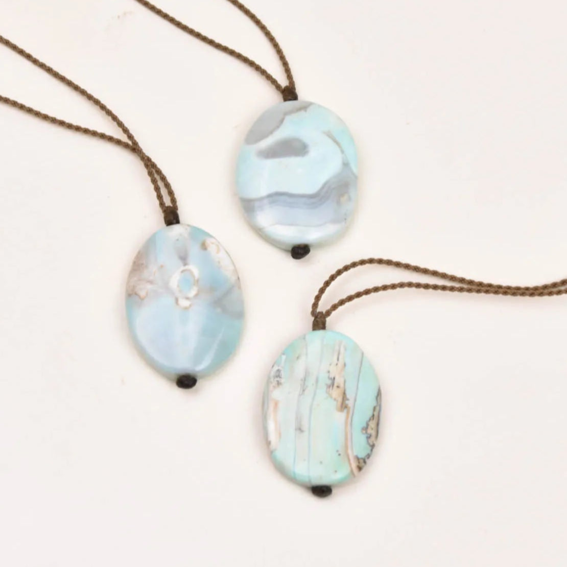 Dragon Skin Agate Stone Pendant | LIMITED DROP