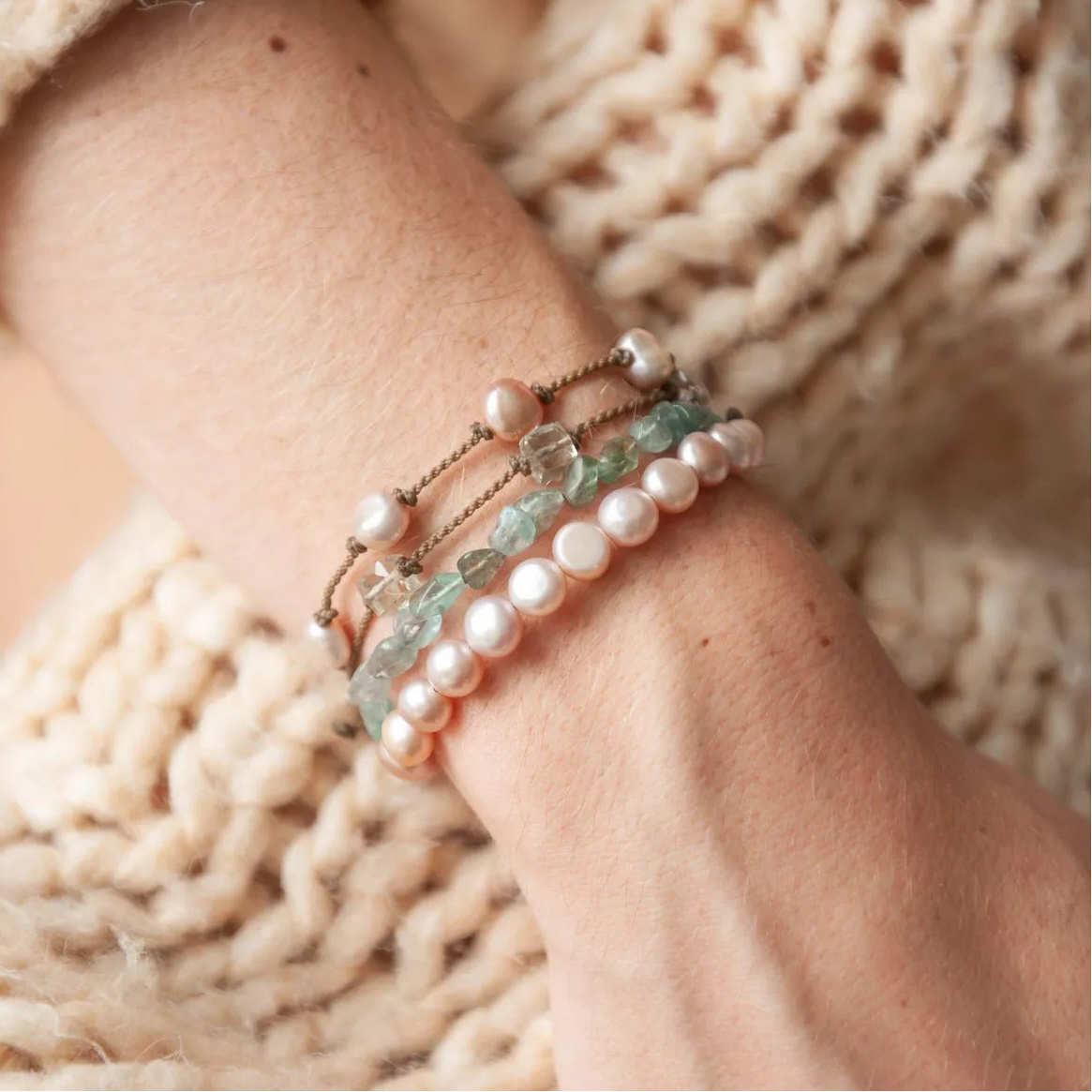 Falling For You - Bracelet Stack