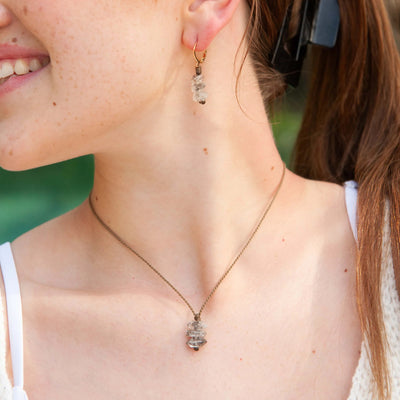 Herkimer Diamond Earrings