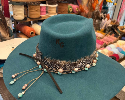 Pearl + Stone Duets - necklace + hatband