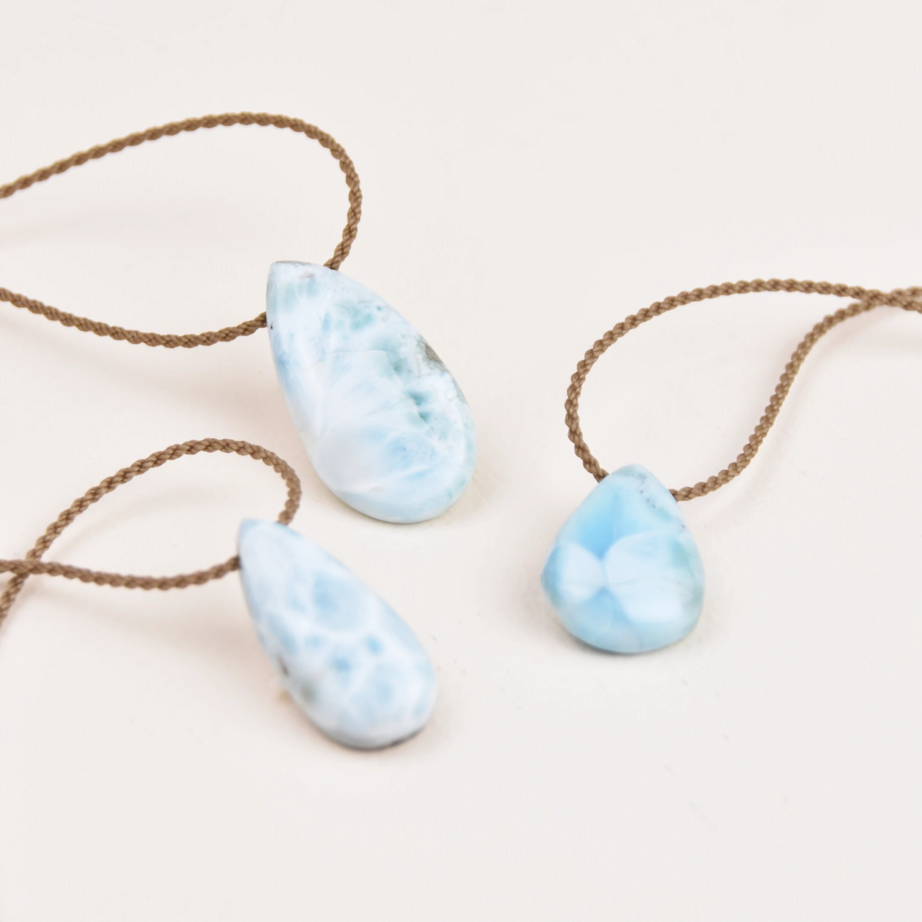 Larimar Pendants