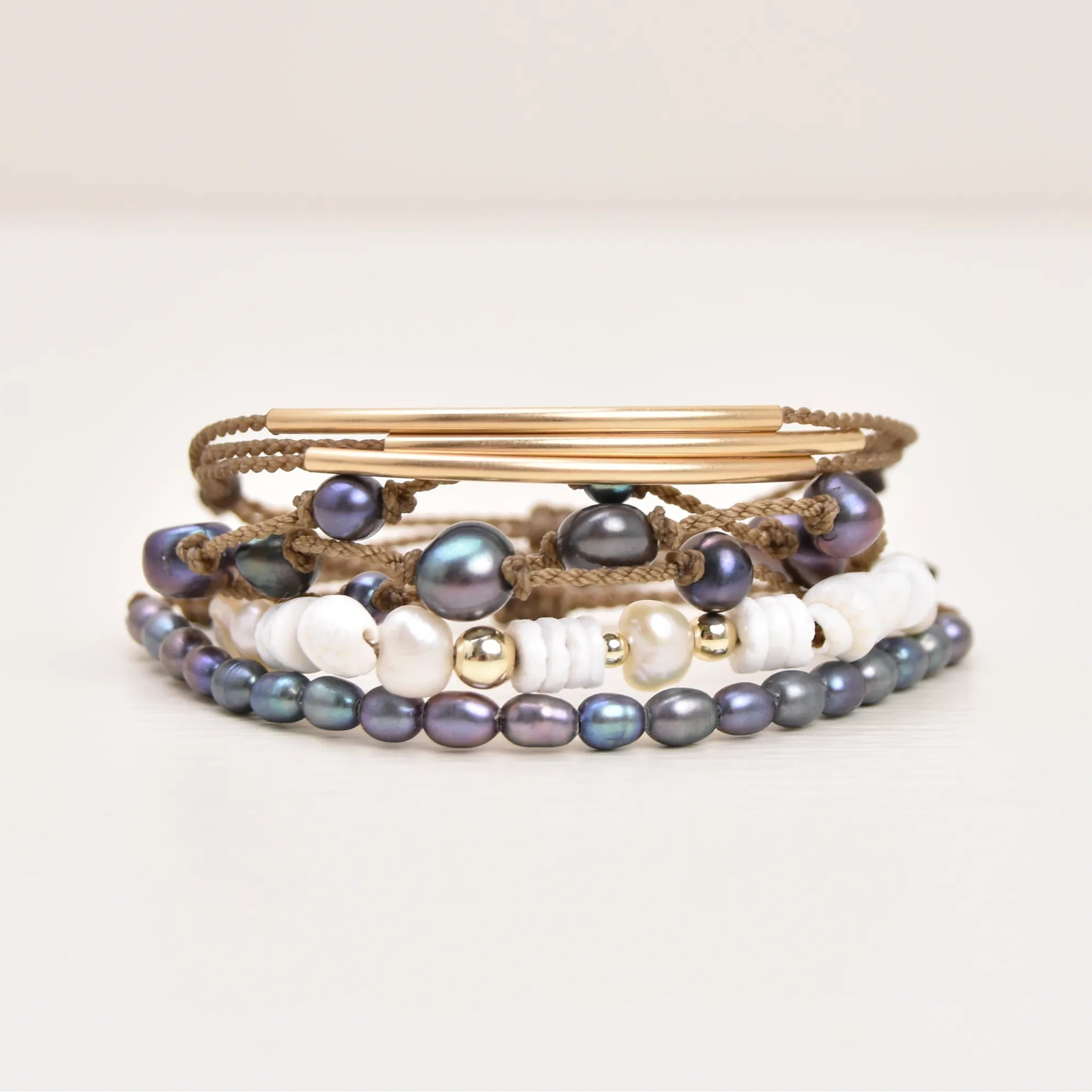 Midnight Lagoon - Bracelet Stack