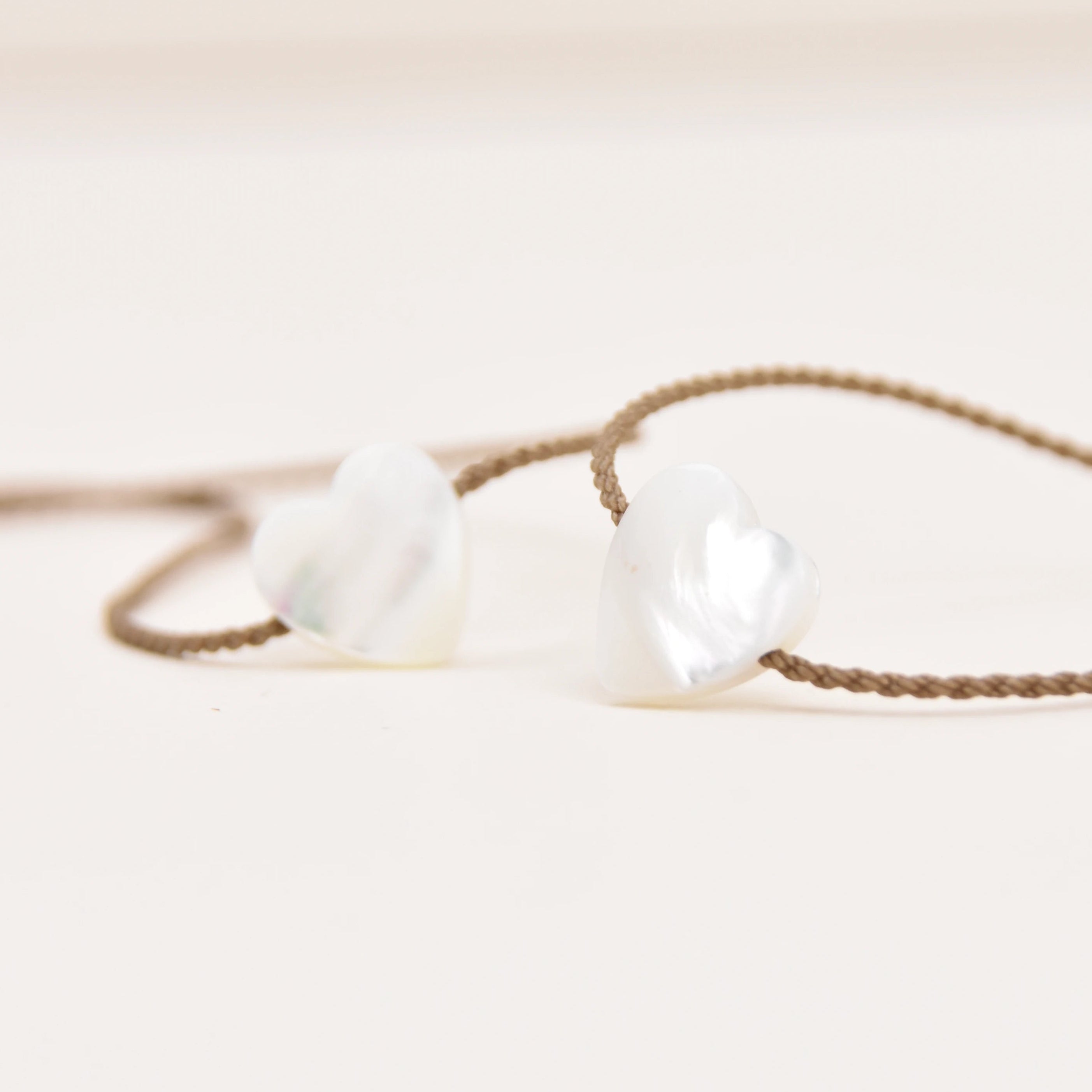 Mother of Pearl Heart Necklace