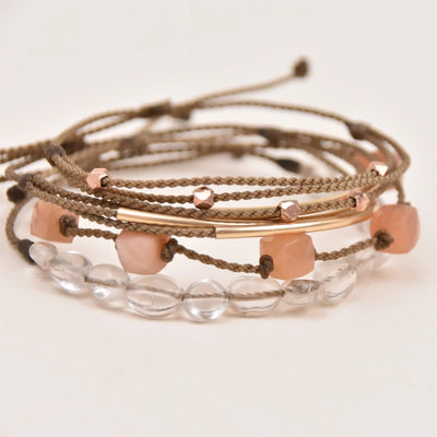 Peaches - Bracelet Stack