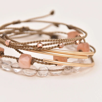 Peaches - Bracelet Stack