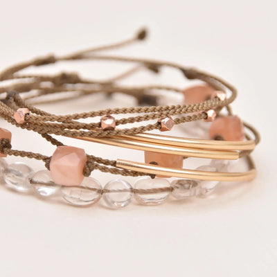 Peaches - Bracelet Stack