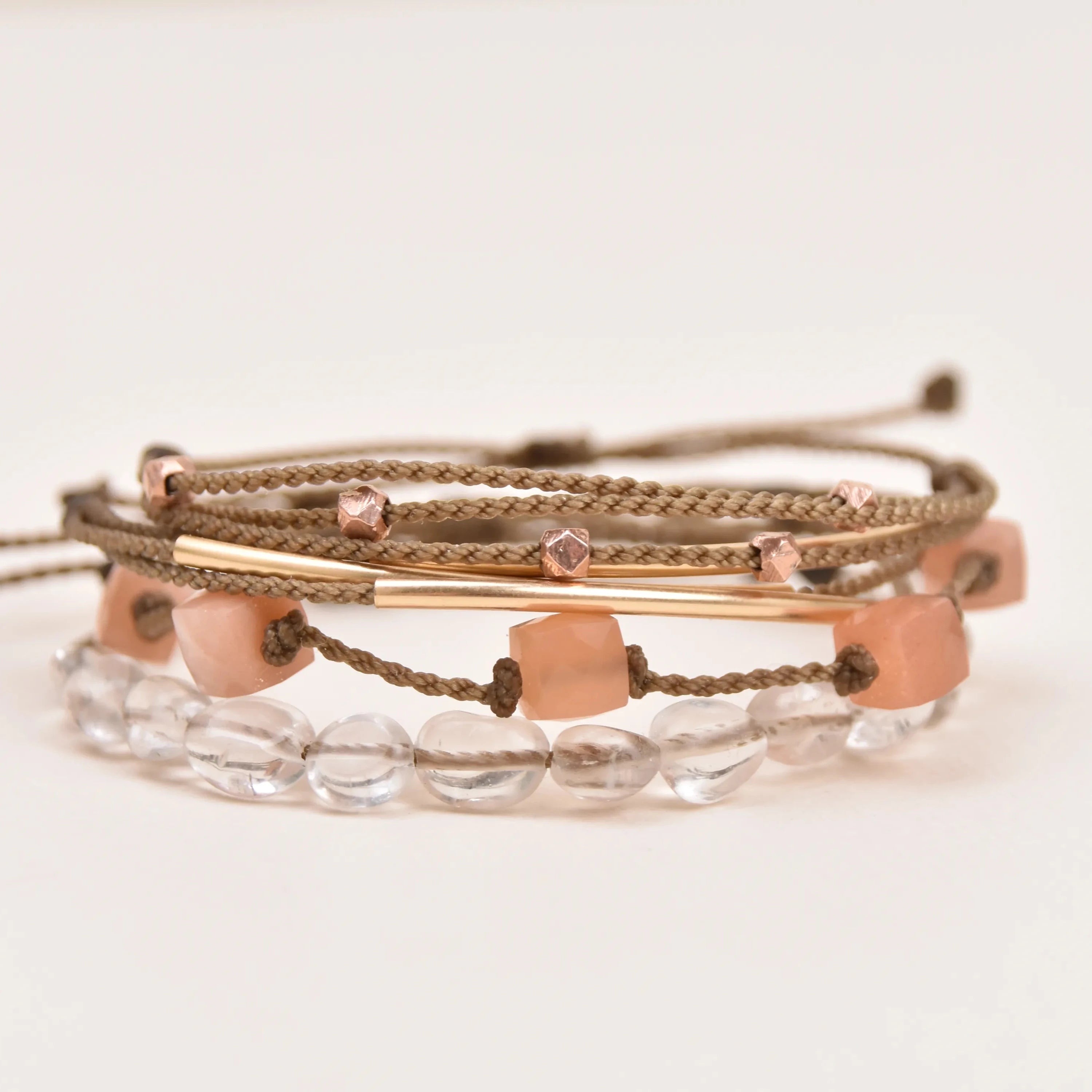 Peaches - Bracelet Stack