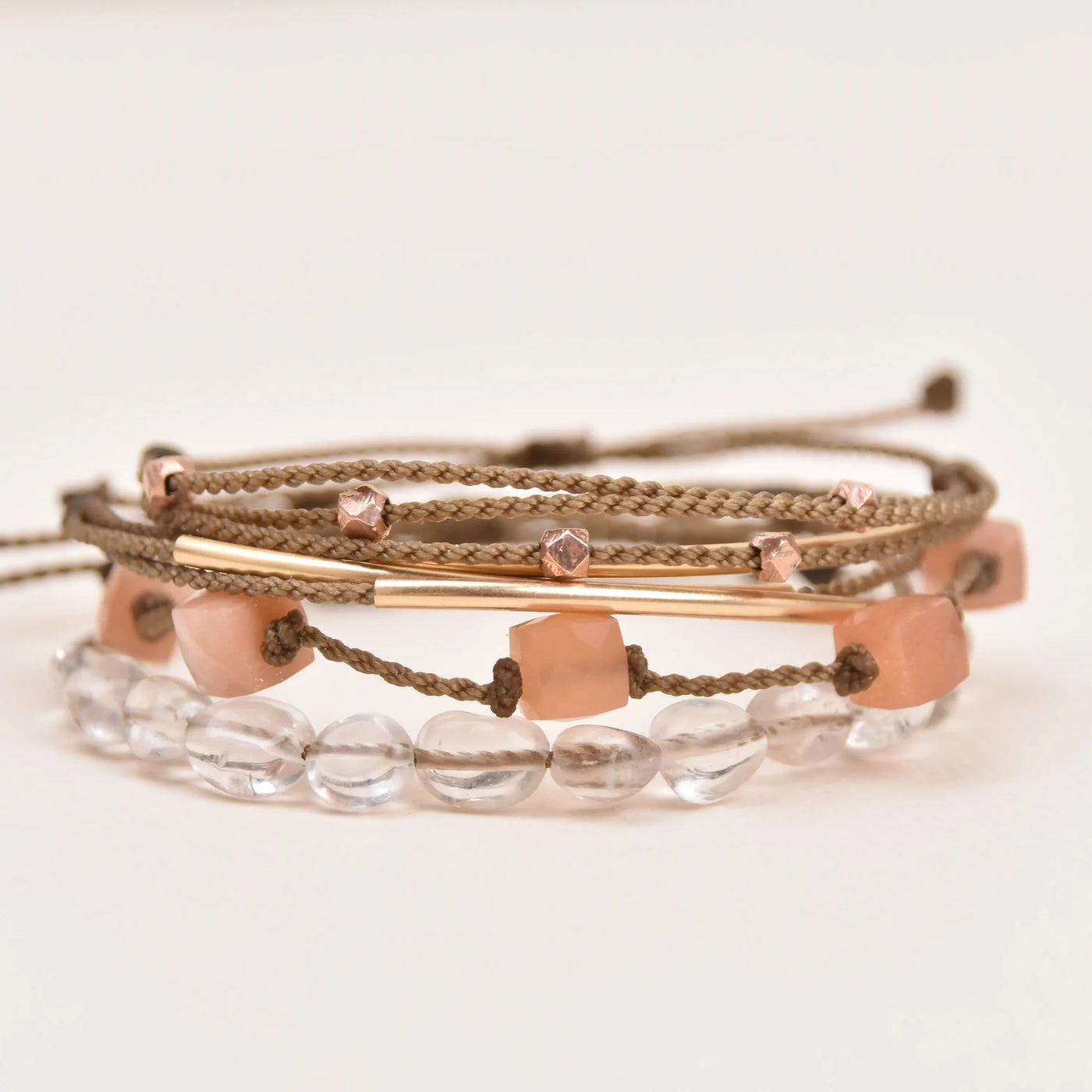 Peaches - Bracelet Stack