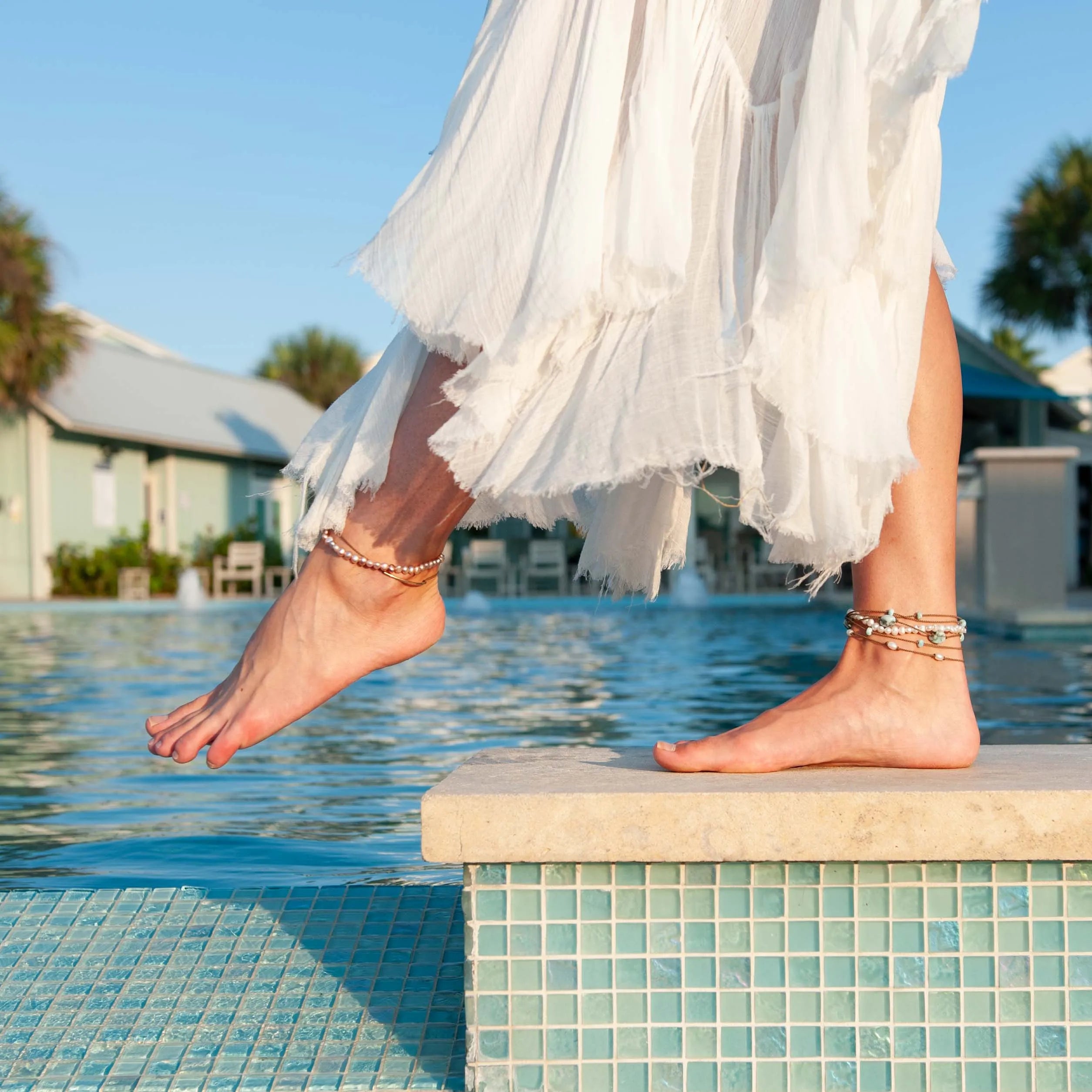 Pearl Princess Anklets