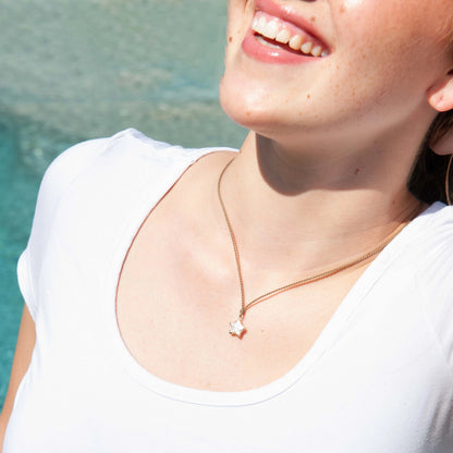 Pearl Star Necklace – Dipped in Gold | Limited