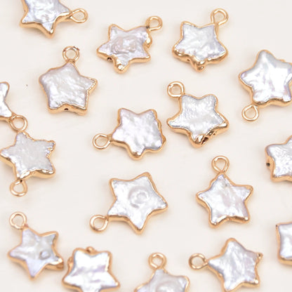 Pearl Star Necklace – Dipped in Gold | Limited