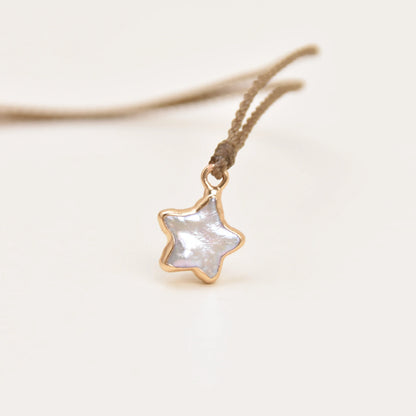 Pearl Star Necklace – Dipped in Gold | Limited
