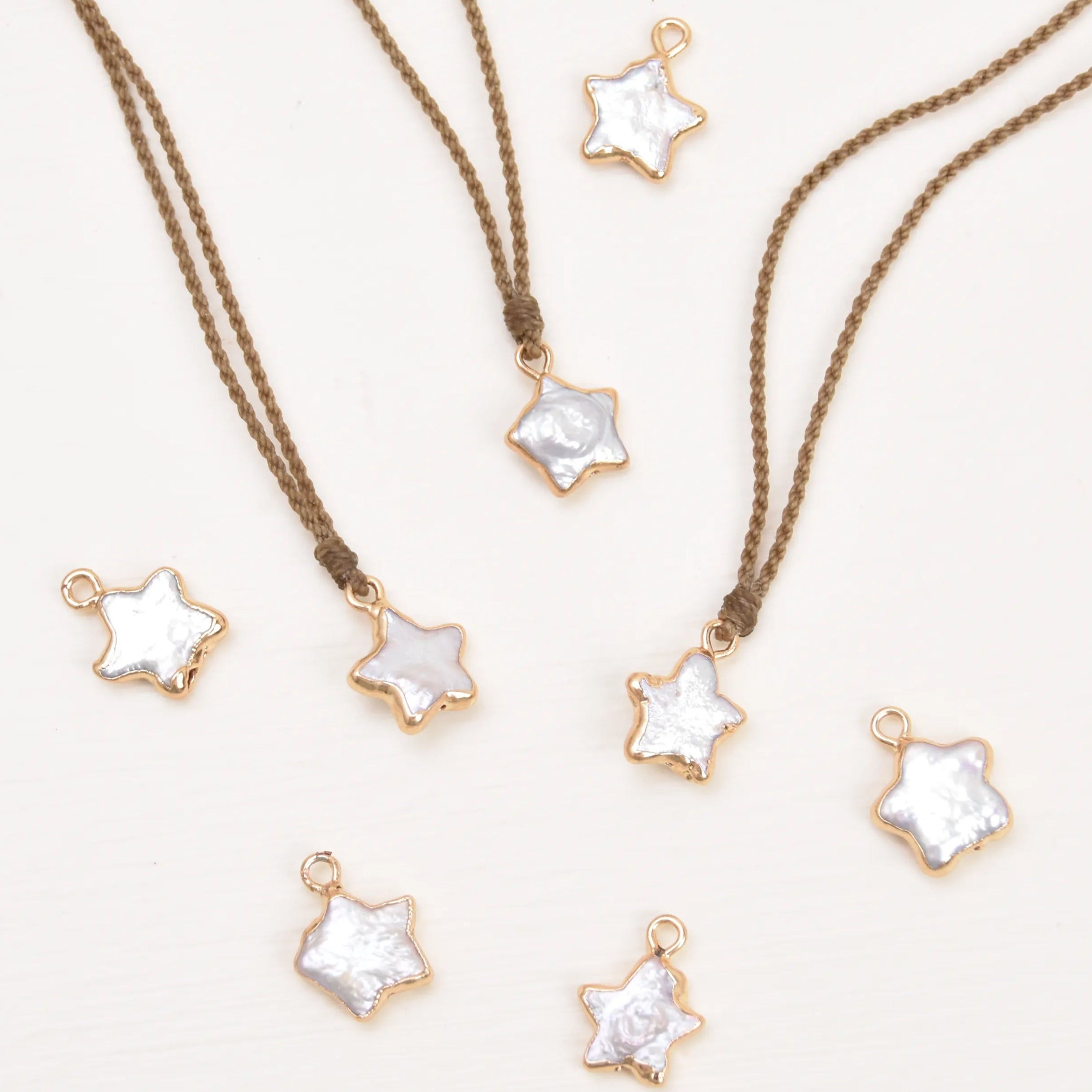 Pearl Star Necklace – Dipped in Gold | Limited