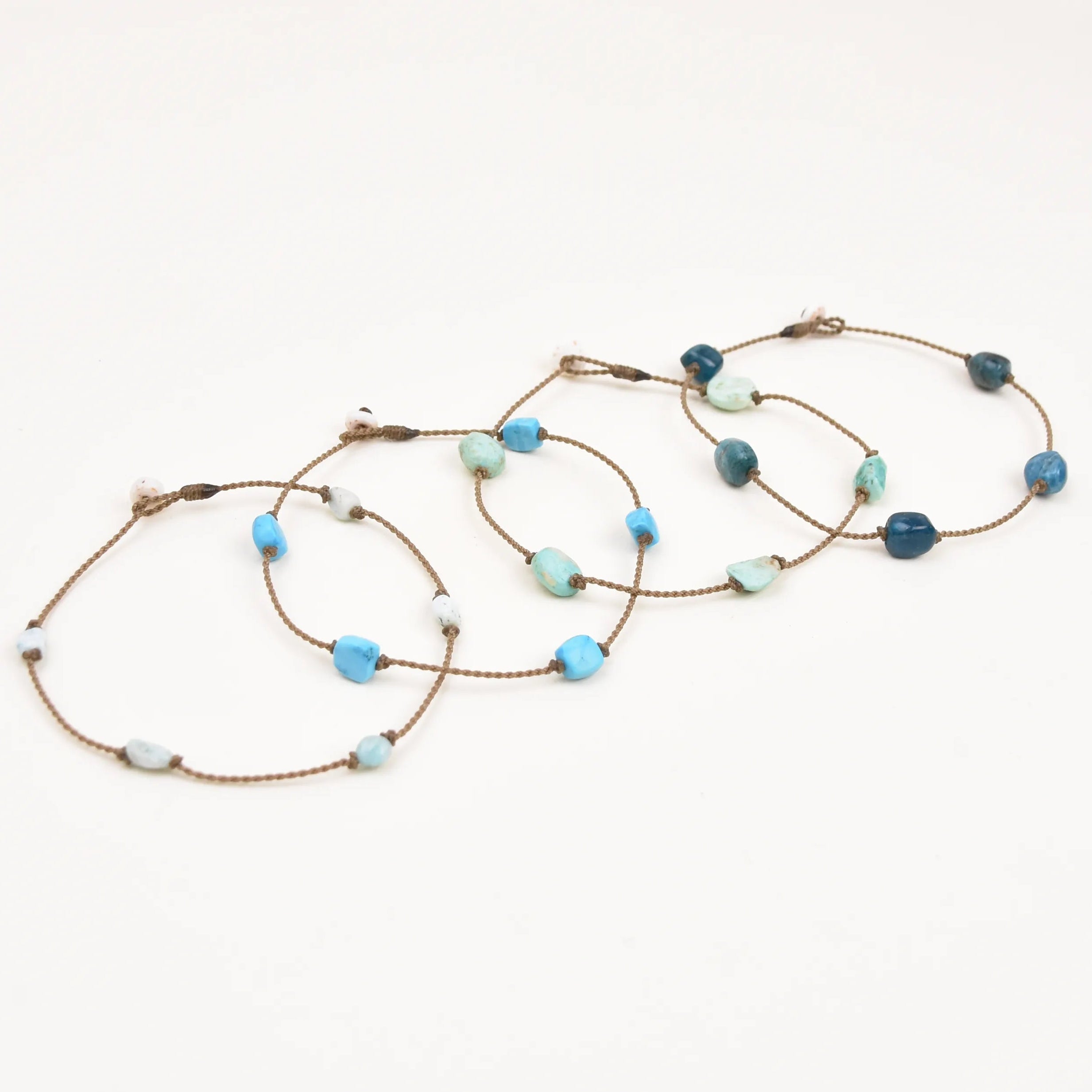 Pebble Anklets