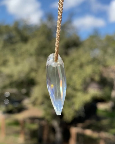 Aurora Quartz Pyramid Necklace