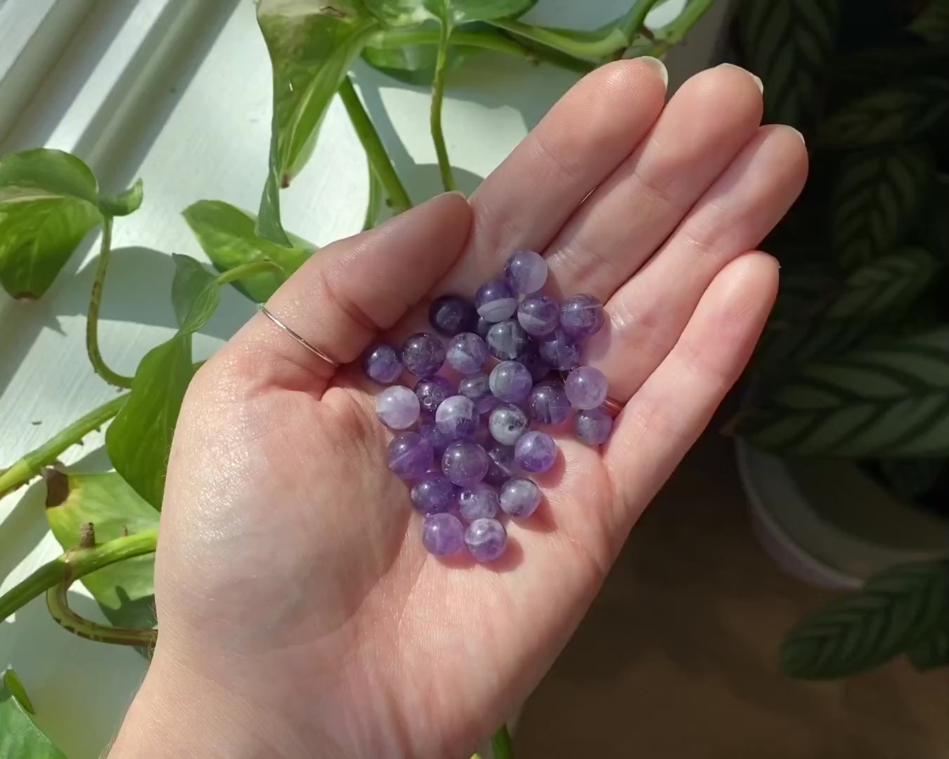 Purple Stones Bracelets
