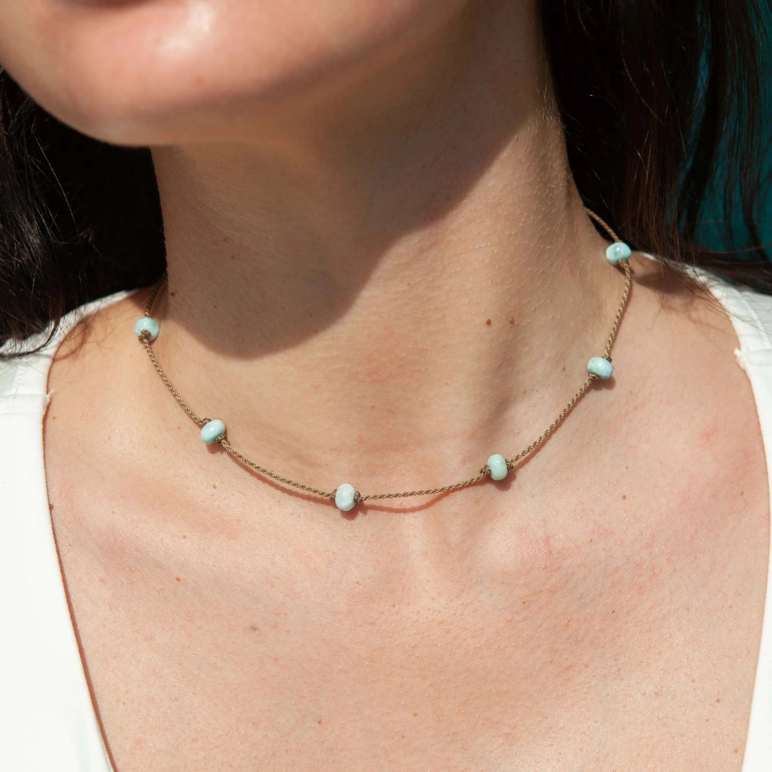 Larimar Princess Necklace