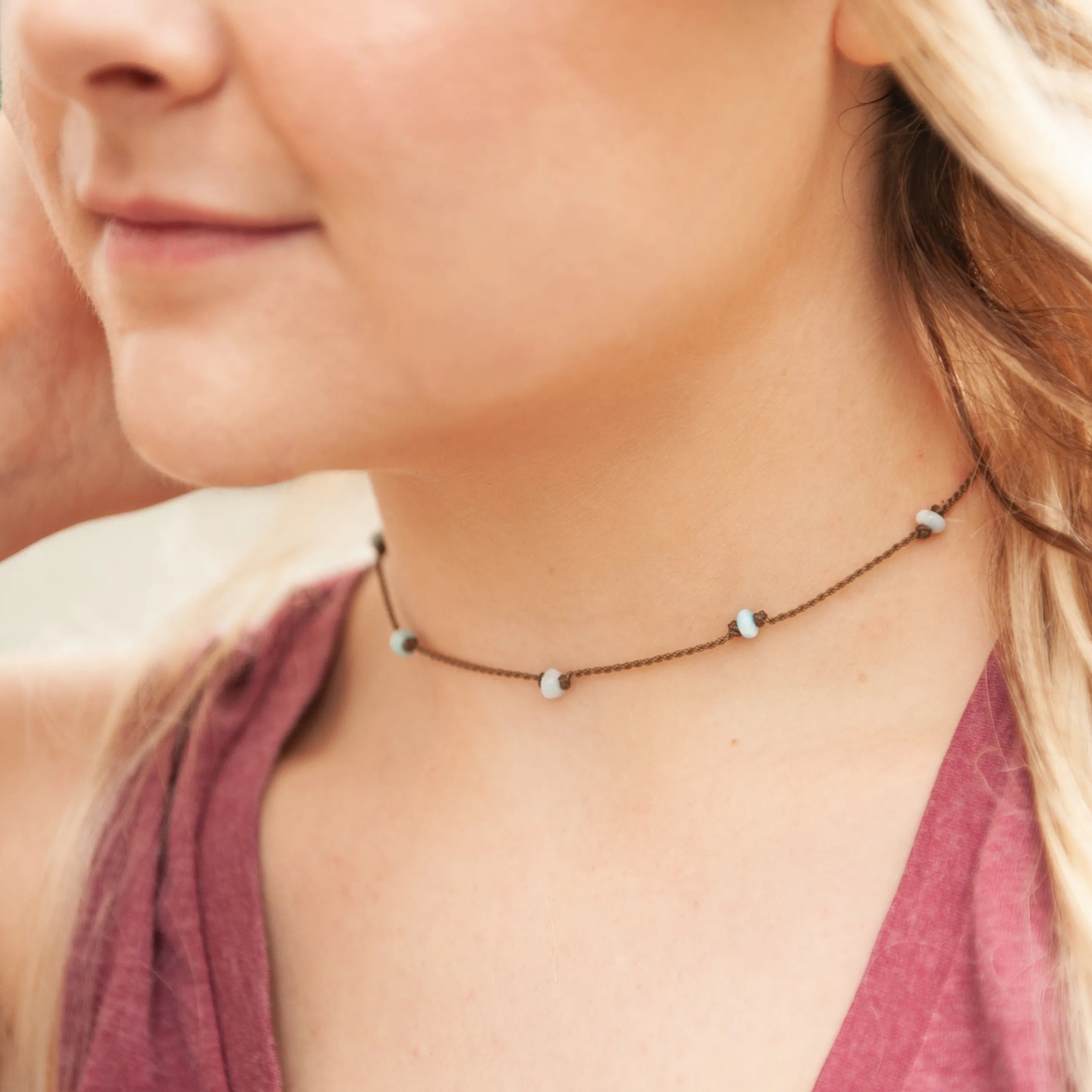 Larimar Princess Necklace