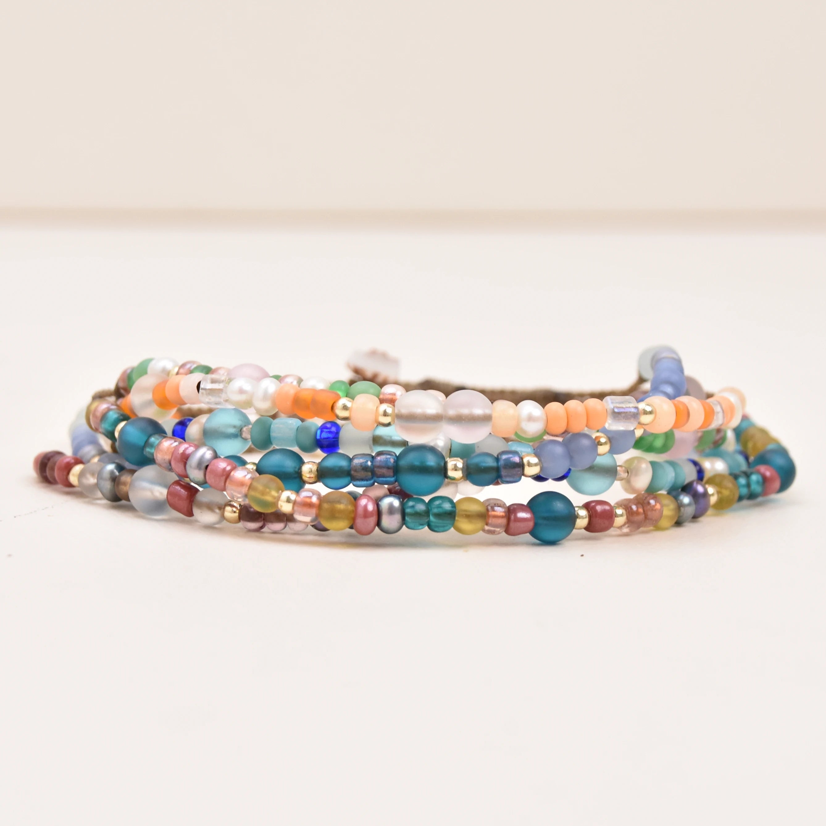 Sea Glass Anklet