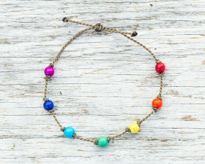 Bracelet-1948-Rainbow Howlite
