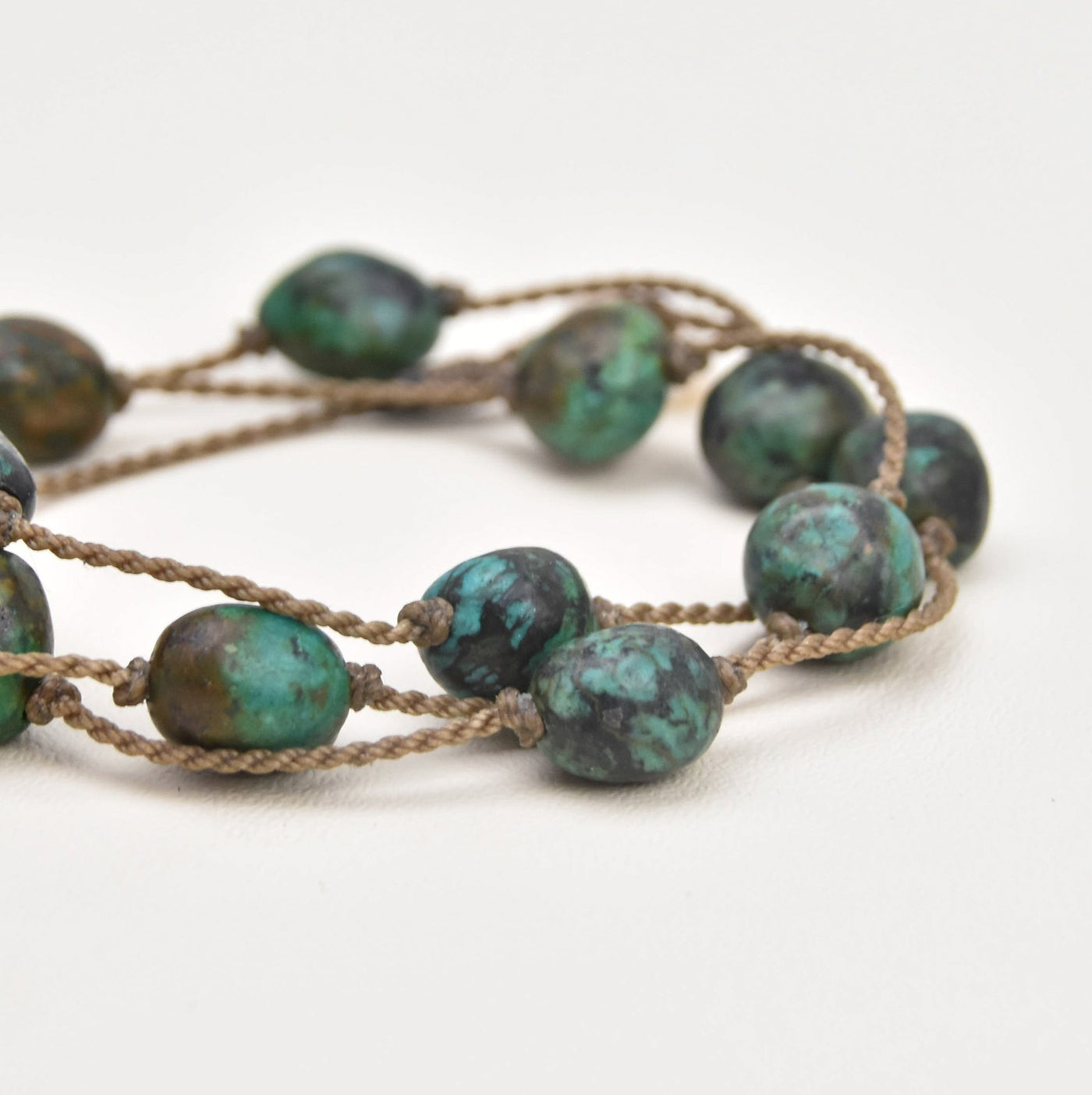 Wrap-1038-African Turquoise Nugget