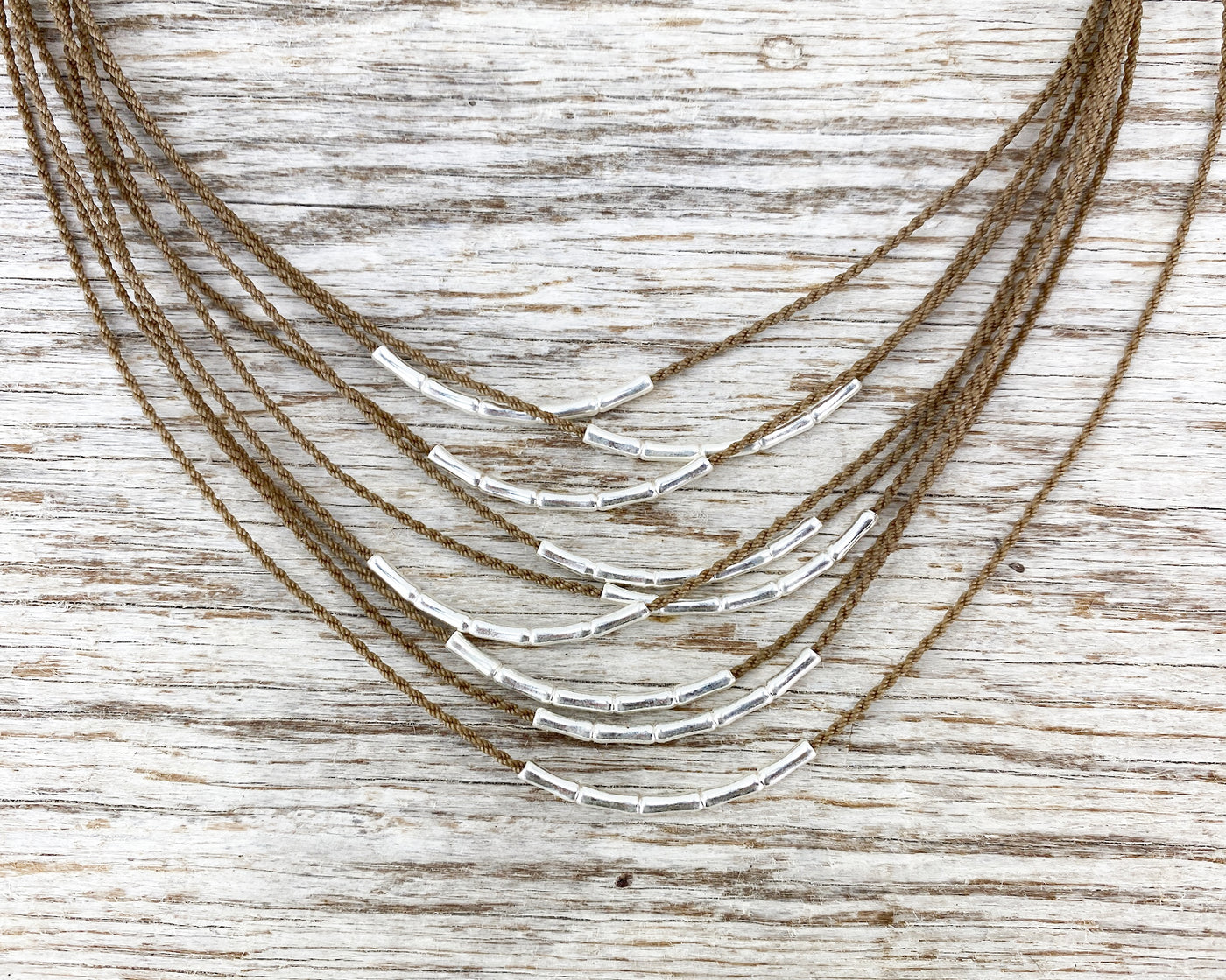 Bohemian Necklace-Bamboo Necklace