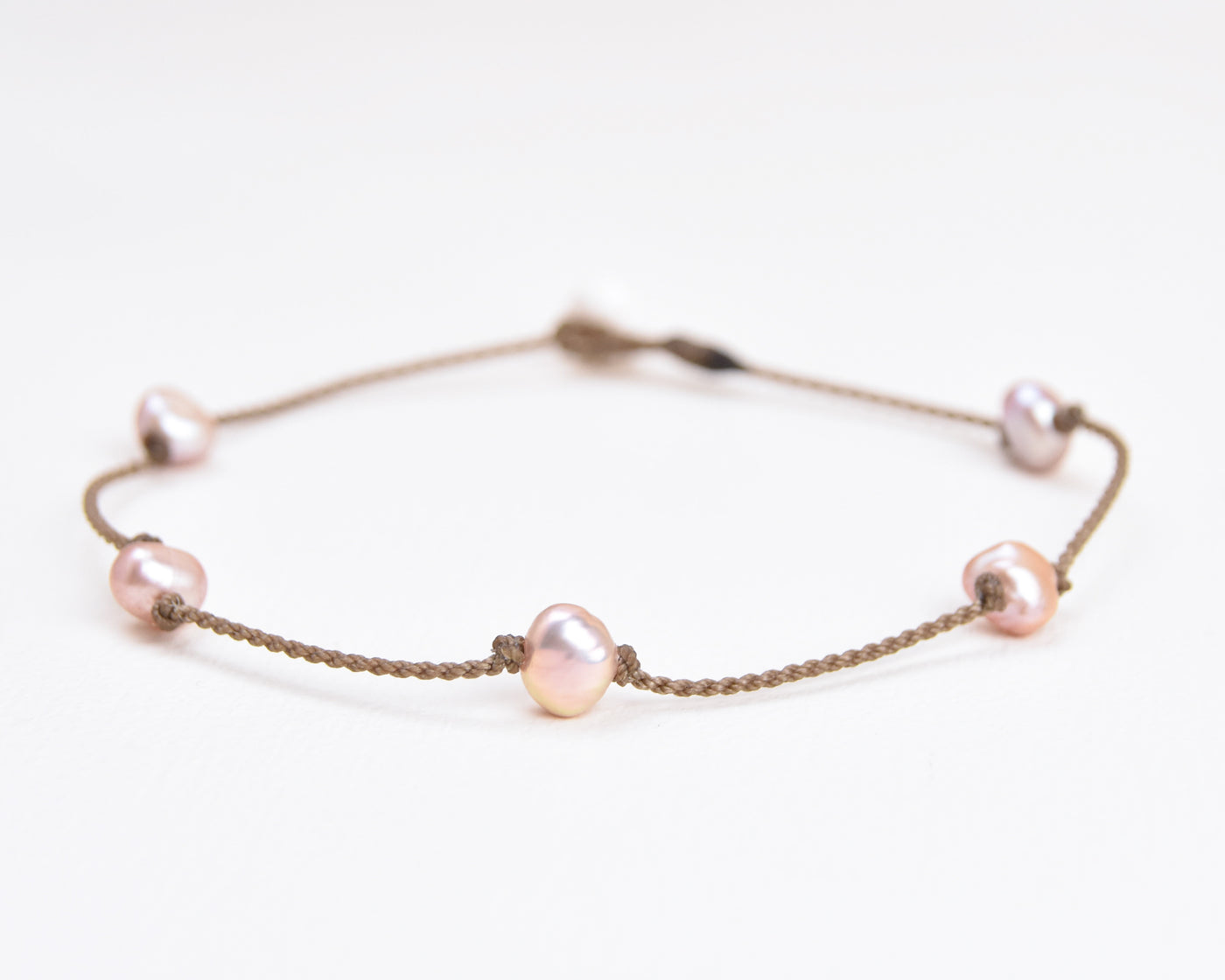 Blush Pearl Princess Anklets
