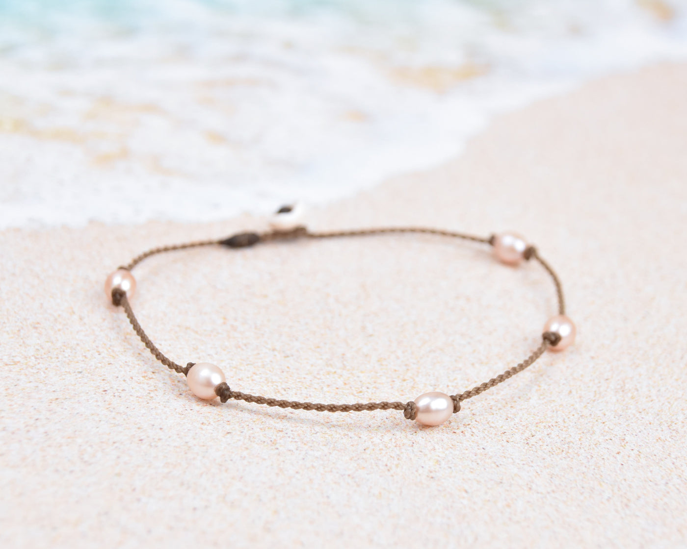 Blush Pearl Princess Anklets