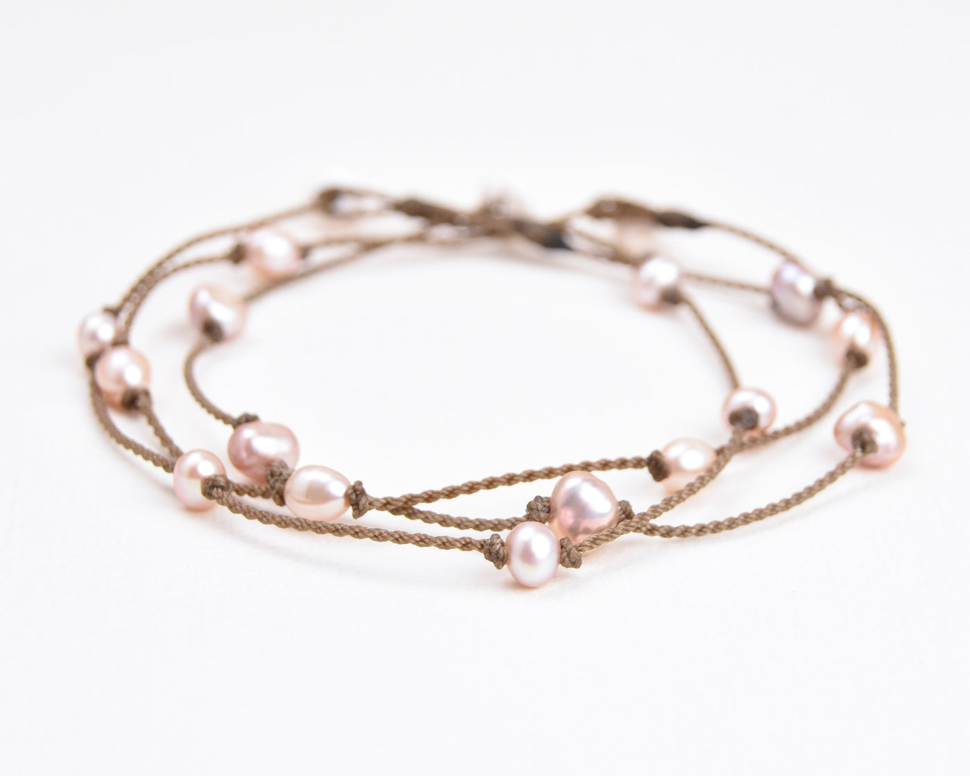 Blush Pearl Princess Anklets