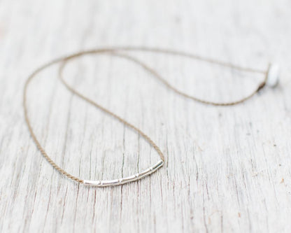Bohemian Necklace-Bamboo Necklace