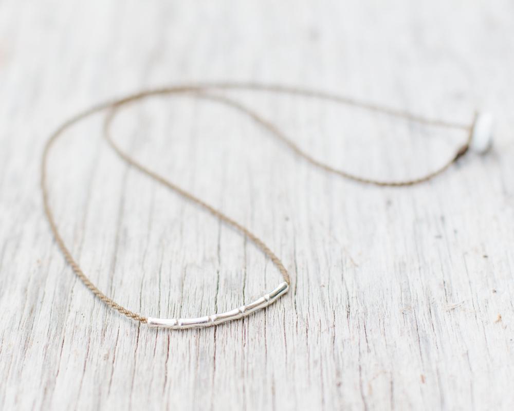 Bohemian Necklace-Bamboo Necklace