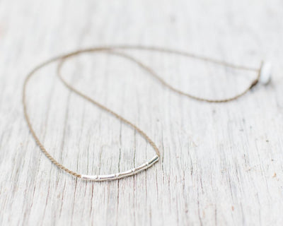 Bohemian Necklace-Bamboo Necklace