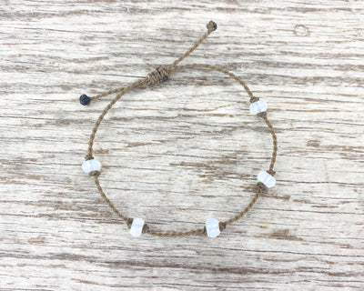 Bracelet-0142-Opalite Faceted Rondelle Petite