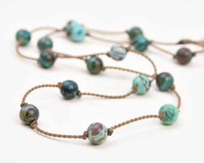 Wrap-1182-Chrysocolla Natural Round Medium