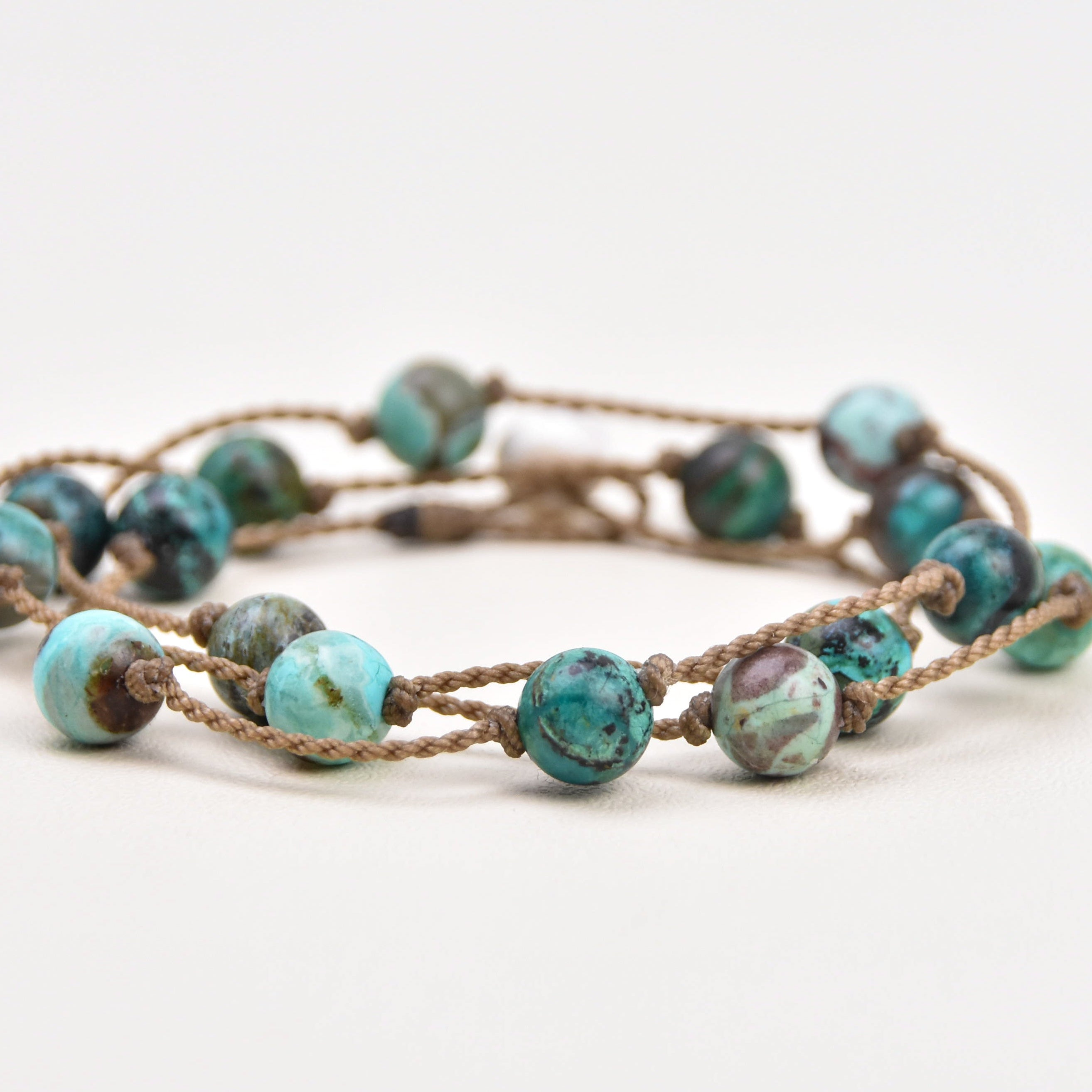 Wrap-1182-Chrysocolla Natural Round Medium
