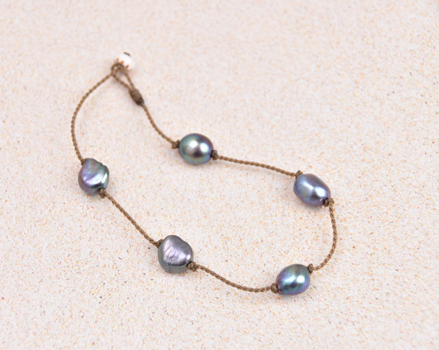 Mermaid + Peacock Pearl Princess Anklets