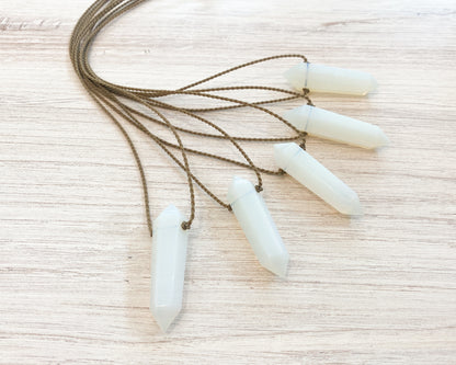 Double Terminated Crystal-0145-Opalite