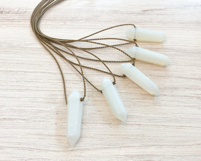 Double Terminated Crystal-0145-Opalite
